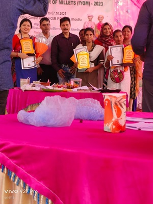 winner in Millet cooking competition