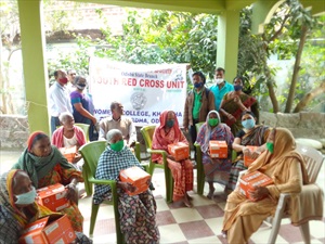 Distribution of COVID 19 kit in slums of Khordha