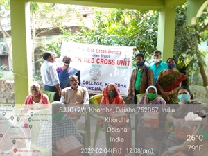 Distribution of COVID 19 kit in slums of Khordha