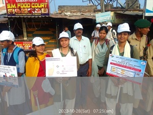 Patha Utsav and Walkathon program on 28.10.23 at Khordha, Inaugurated by District Election Officer-cum- Collector