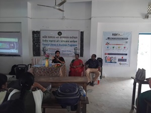 Financial literacy & awareness programme at women's college khurda by RBI on dt 11.9.24.