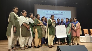 Nss volunteers at Rama Devi Women's University participating in ORTPSA Program ON 22.09.25