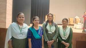 NSS PO & Volunteers at Ramadevi women's University, attended sensitisation program on ORTPSA ON 22.09.25