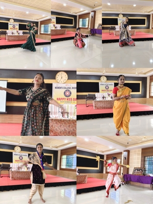 Dance performance by NSS Volunteers 
