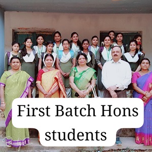 First batch honors students